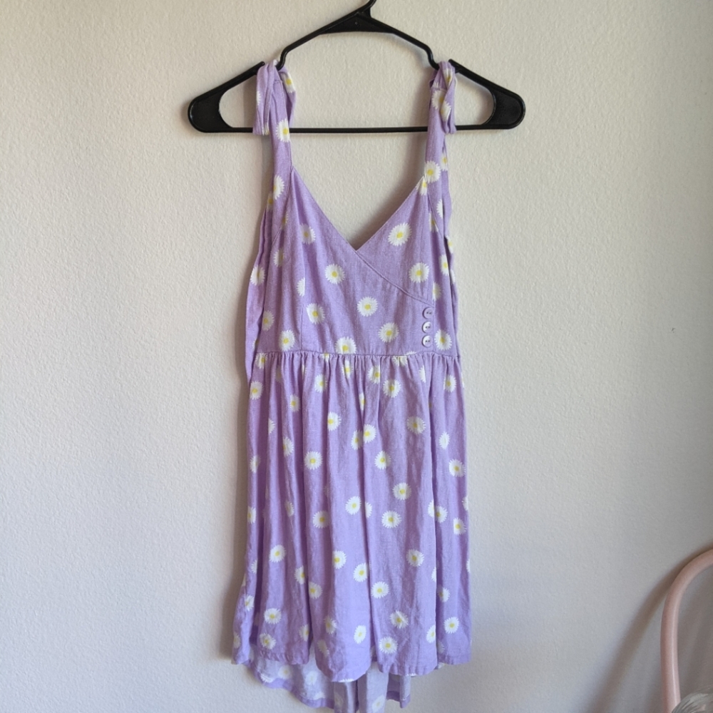 Urban Outfitters XS Daisy Purple Halter Dress
